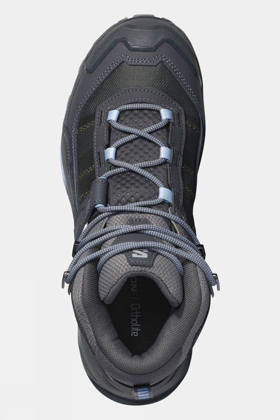 Salomon Womens X Ultra 5 Mid GTX Boots Asphalt/Castlerock/Brunnera Blue