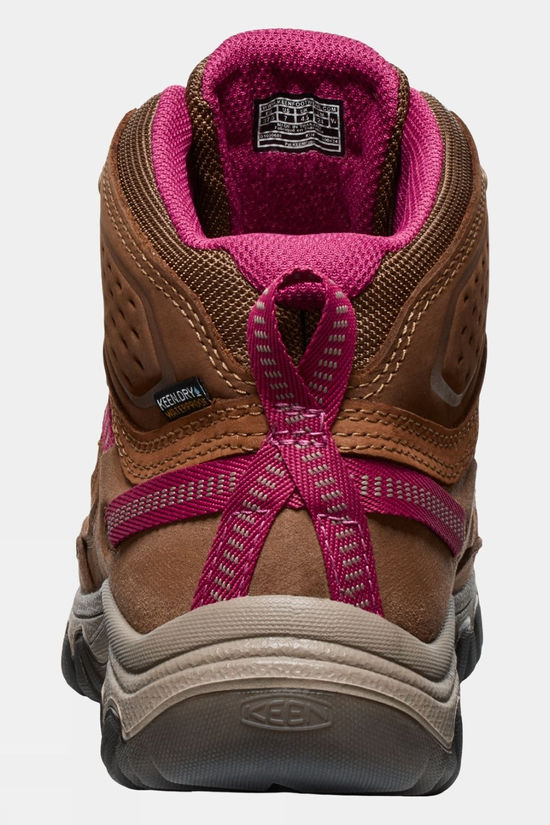 Keen Womens Targhee IV Mid Waterproof Boots Bison/Beaujolais
