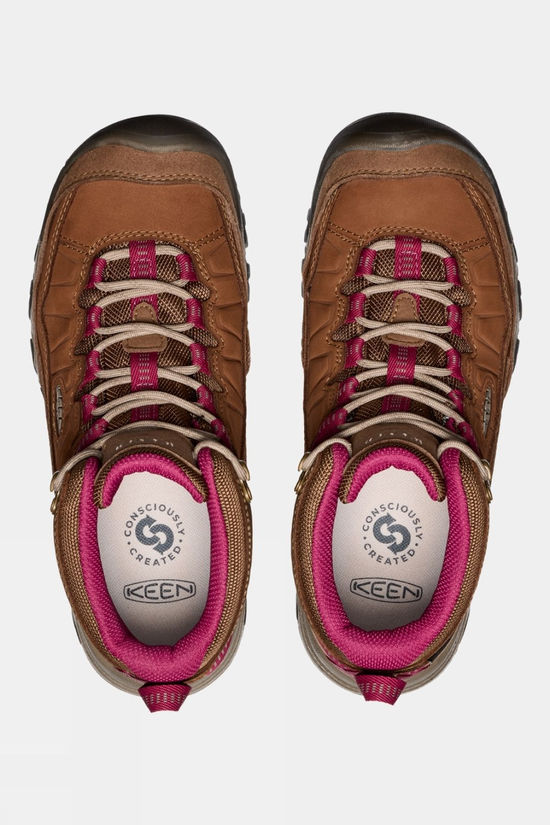 Keen Womens Targhee IV Mid Waterproof Boots Bison/Beaujolais