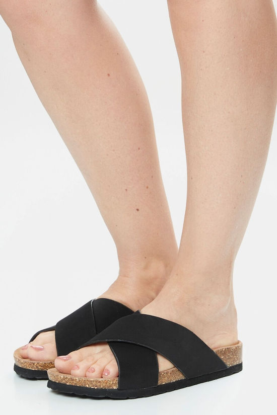 Cruz Womens Musoni Cork Sandals Black