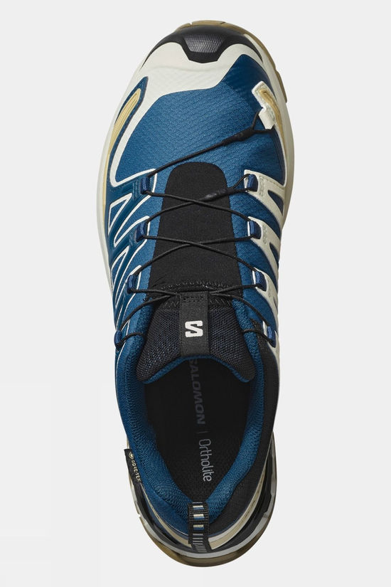 Salomon Mens XA Pro 3D V9 GTX Shoes Dark Blue/Icicle/Aloe