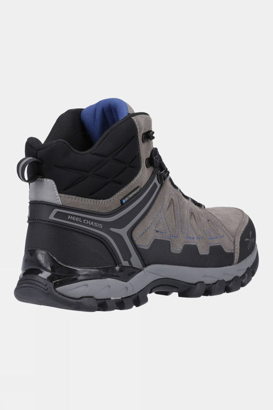 Hi-Tec Mens V-Lite Explorer Waterproof Boots Charcoal/Grey/Dark Blue