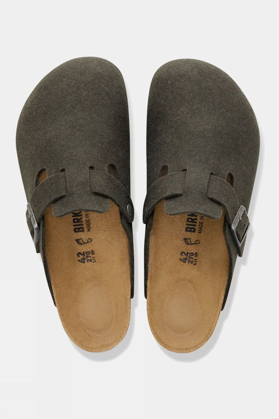 Birkenstock Unisex Boston Felt Clogs  Thyme