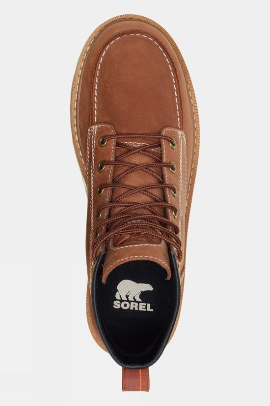 Sorel Mens Slabtown 62 Moc Waterproof Boots Rustic Brown/Ceramic