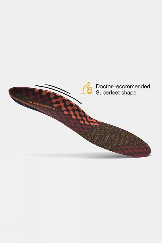 Superfeet Active Cushion Low Arch Insoles Tandoori Spice
