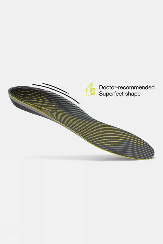 Superfeet Active Support Low Arch Insoles  Gunmetal