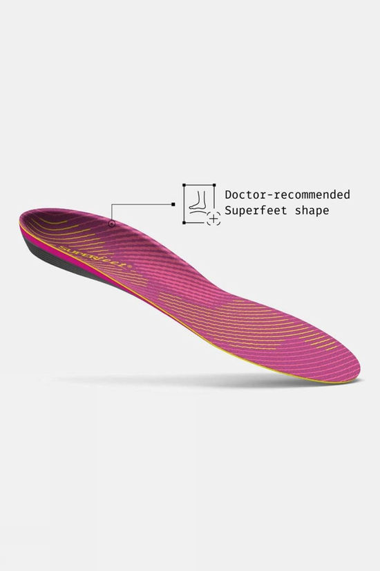 Superfeet Womens Active Support Insoles  Plum
