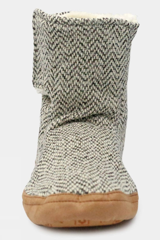 Ayacucho Womens Medina Stripe Slippers Grey/Ecru