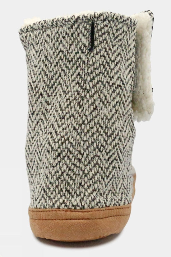 Ayacucho Womens Medina Stripe Slippers Grey/Ecru