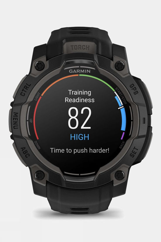 Garmin Instinct 3 AMOLED 45mm GPS Smartwatch Black Bezel With Black Band
