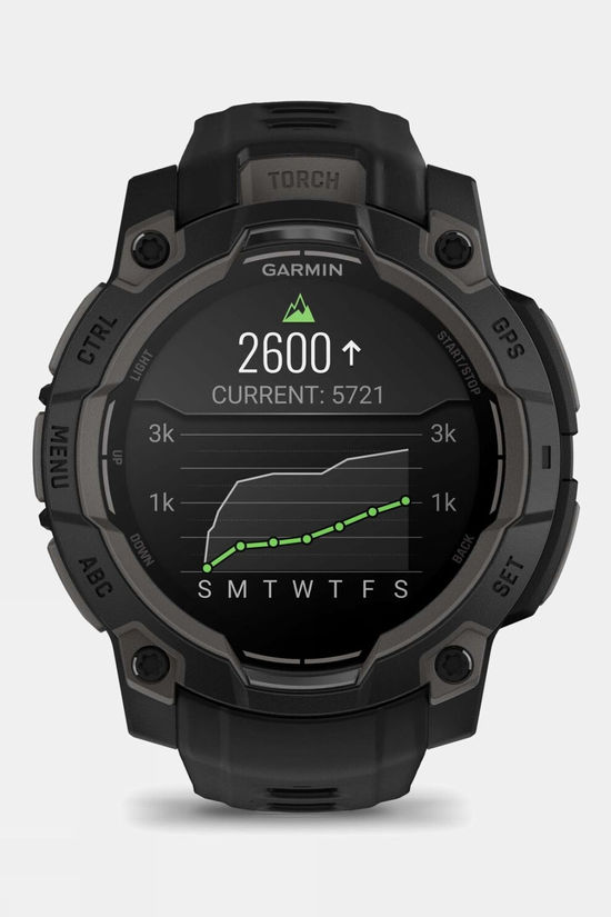 Garmin Instinct 3 AMOLED 45mm GPS Smartwatch Black Bezel With Black Band