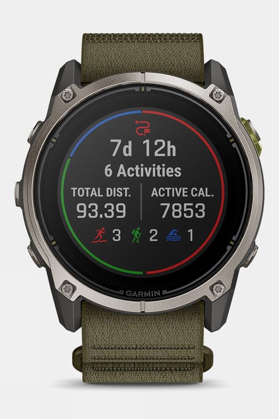 Garmin Enduro 4 GPS Smartwatch Titanium With Dark Olive