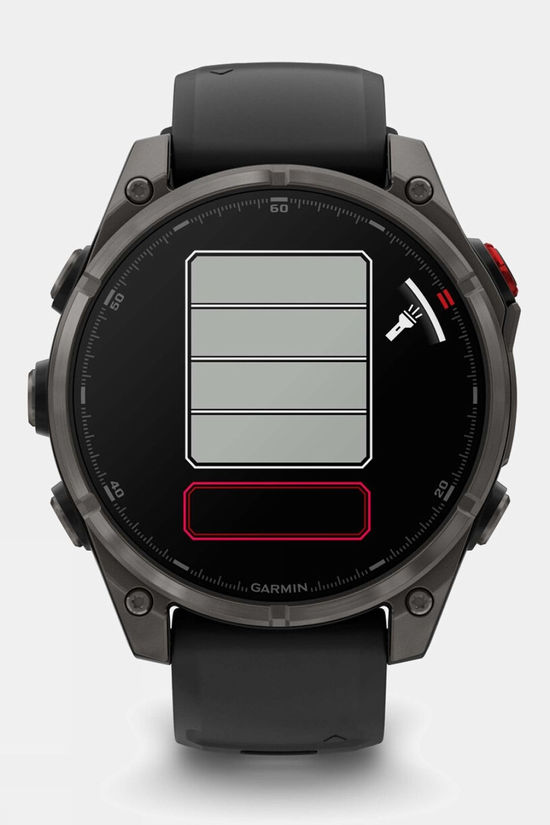 Garmin Fenix 8 Pro AMOLED Sapphire 47mm GPS Smartwatch Carbon Gray Ti, Black