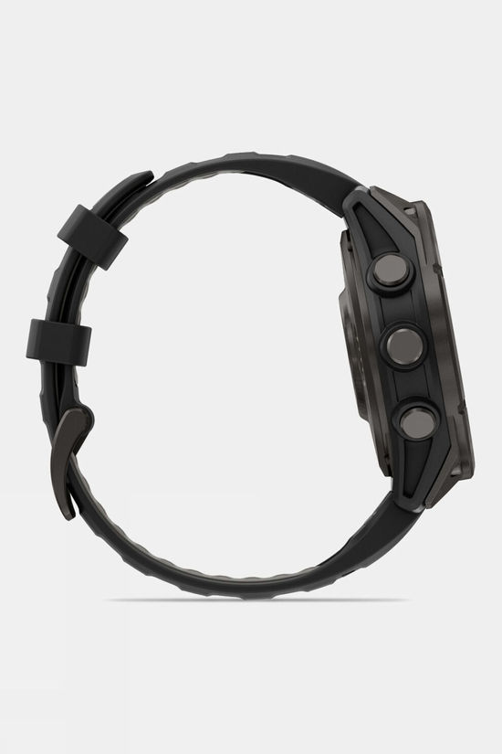 Garmin Fenix 8 Pro AMOLED Sapphire 47mm GPS Smartwatch Carbon Gray Ti, Black
