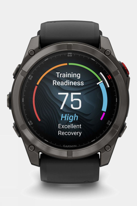 Garmin Fenix 8 Pro AMOLED Sapphire 51mm GPS Smartwatch Carbon Gray Ti, Black