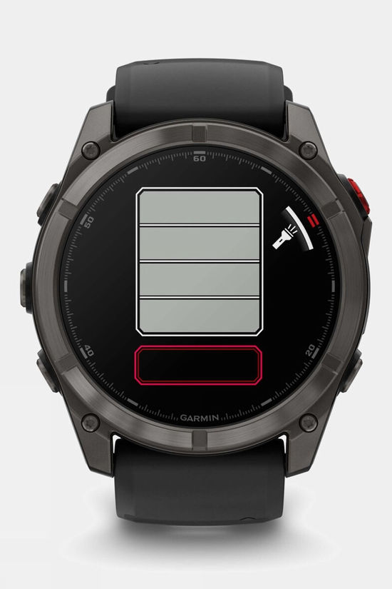 Garmin Fenix 8 Pro AMOLED Sapphire 51mm GPS Smartwatch Carbon Gray Ti, Black