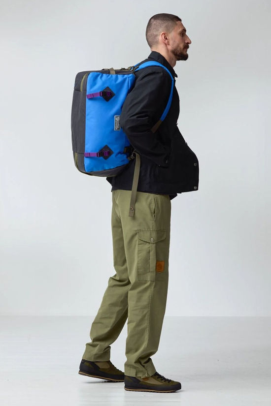 Fjallraven Vardag Splitpack 45 Duffel Travel Bag Un Blue-Green