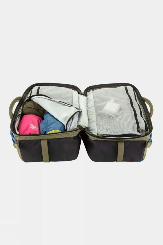 Fjallraven Vardag Splitpack 45 Duffel Travel Bag Un Blue-Green