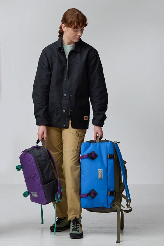 Fjallraven Vardag Splitpack 45 Duffel Travel Bag Un Blue-Green