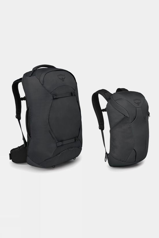 Osprey Mens Farpoint 70 Travel Pack Tunnel Vision Grey