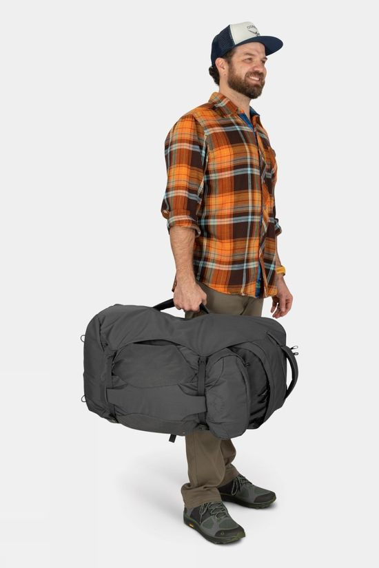 Osprey Mens Farpoint 70 Travel Pack Tunnel Vision Grey