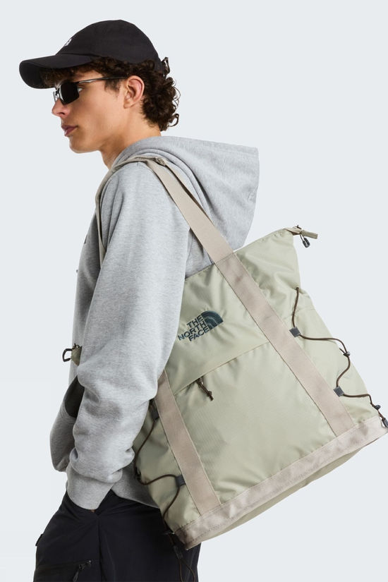 The North Face Borealis Tote Bag Stone Slab/Dark Chestnut