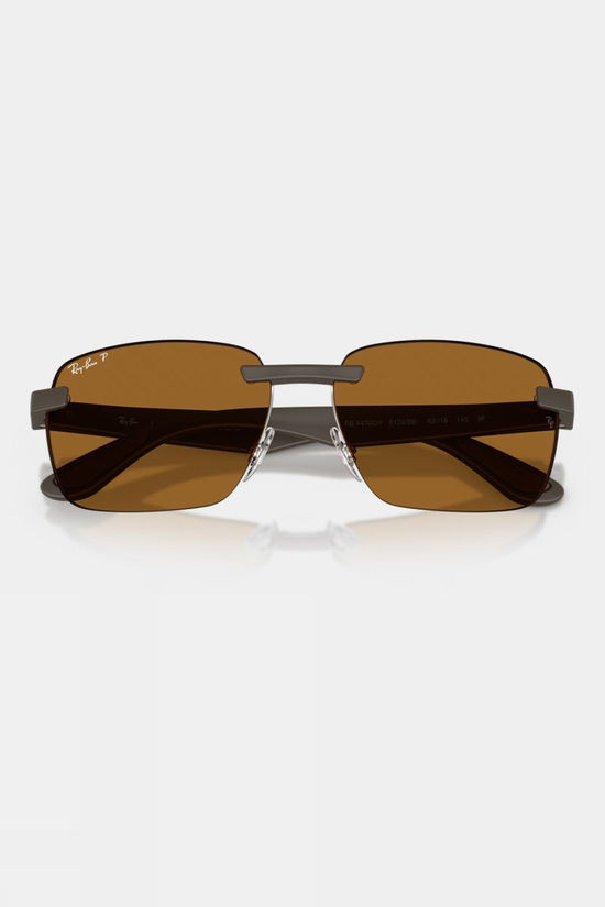 Ray-Ban 4470 Polarised Sunglasses Matte Sand Brown - Polarised Bronze