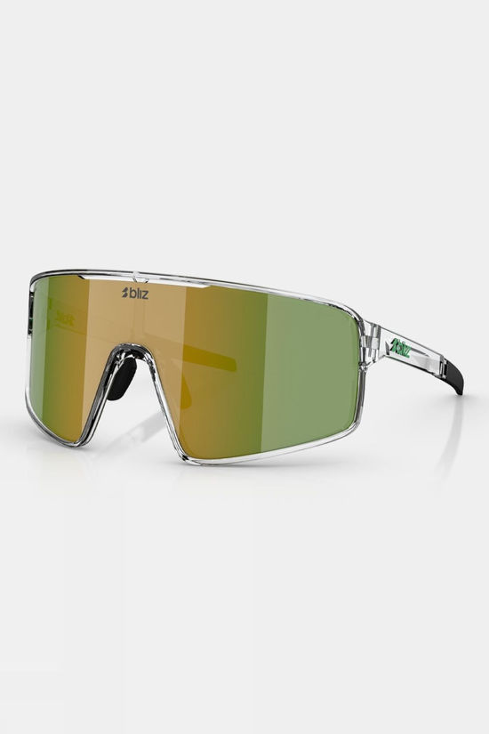 Bliz P001 Sunglasses Transparent White - Green