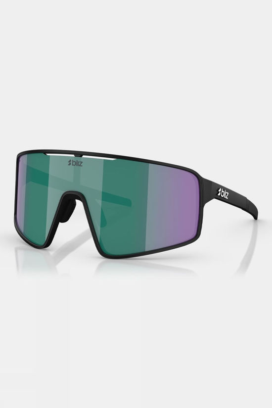 Bliz P001 Sunglasses Matte Black - Brown W Green Multi