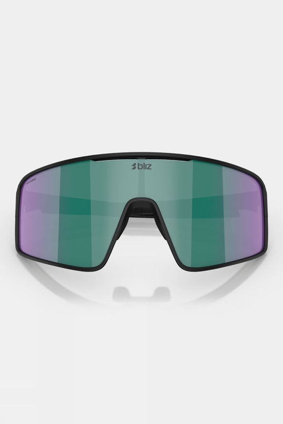 Bliz P001 Sunglasses Matte Black - Brown W Green Multi
