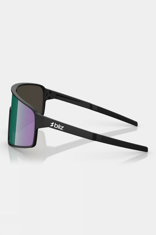 Bliz P001 Sunglasses Matte Black - Brown W Green Multi