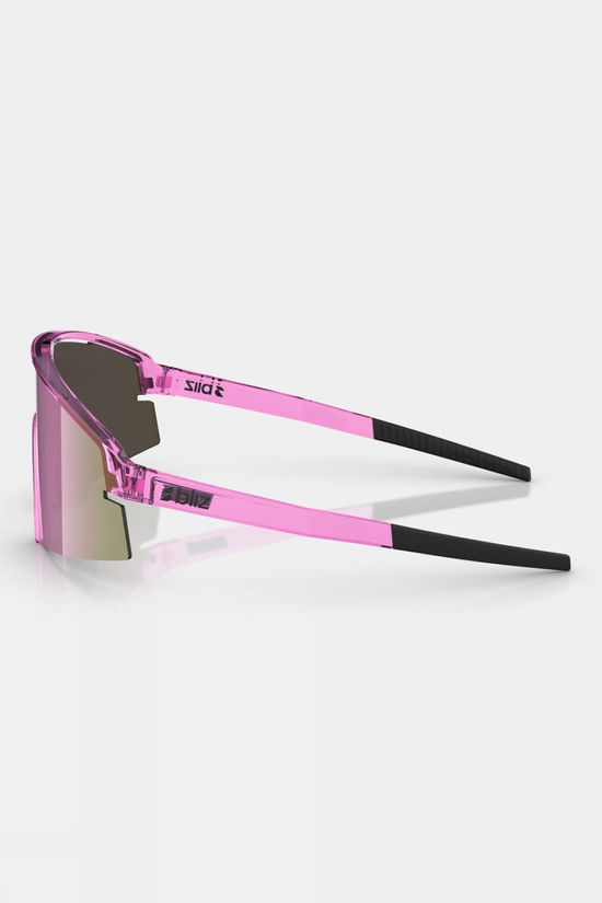 Bliz P006 Sunglasses Transparant Pink - Brown W Rose Multi