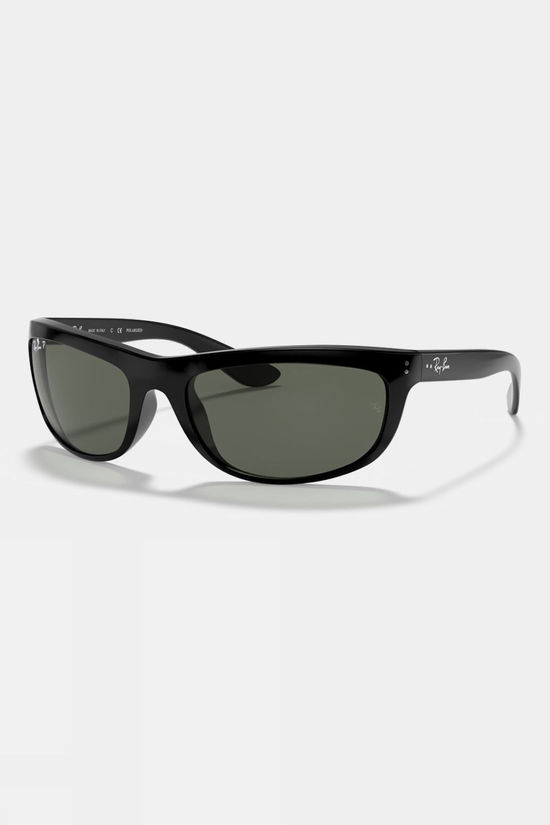 Ray-Ban Balorama Sunglasses Polished Black - G-15 Green Polarised