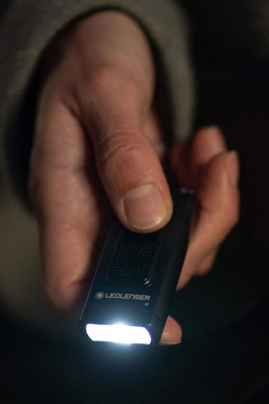 Ledlenser K6R Rechargeable USB-A, Strobe & Alarm Safety Keyring Dk Grey