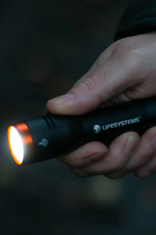 Lifesystems Intensity 545 Rechargeable Hand Torch Black/ Orange
