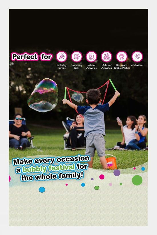 South Beach Bubbles Giant Bubble Making Kit No Colour