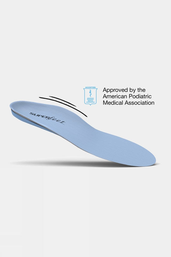 Superfeet All Purpose Support Medium Arch Insoles Blue