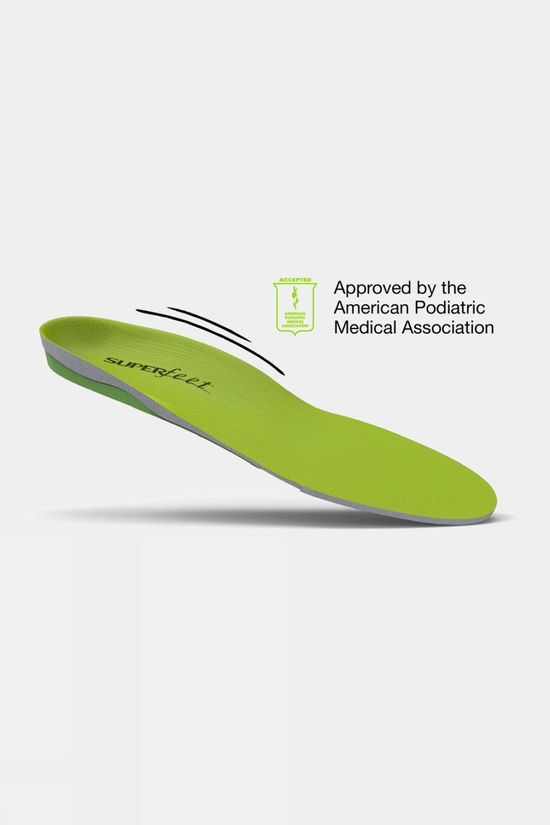 Superfeet All Purpose Support High Arch Insoles Green