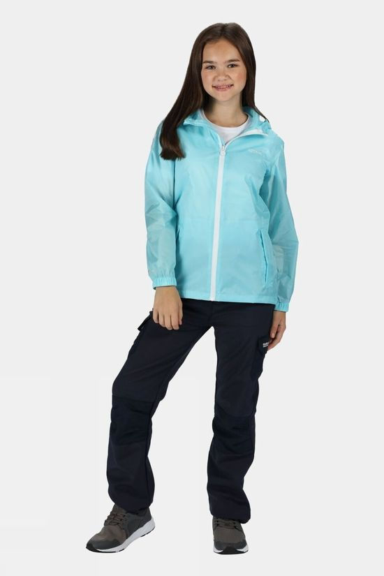 Regatta Kids Pack-It III Jacket  Cool Aqua