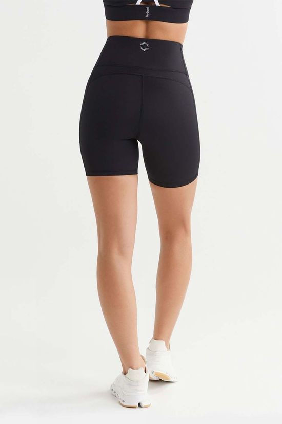Lilybod Womens Willow Pocket Cycling Shorts Black
