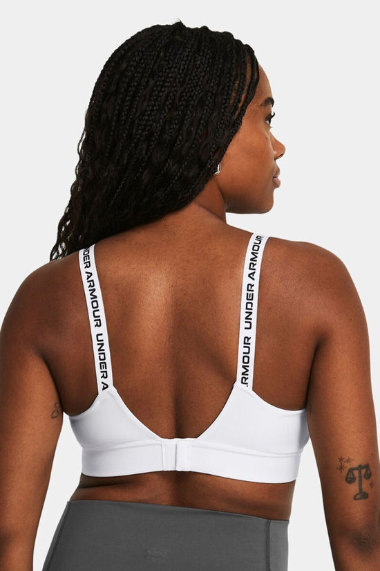 Under Armour Womens UA Infinity 2.0 Mid Sports Bra White/Black