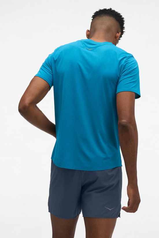 Hoka Mens EveryRun T-Shirt Night Glow Blue