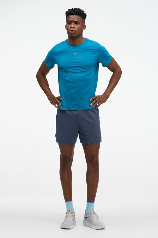 Hoka Mens EveryRun T-Shirt Night Glow Blue