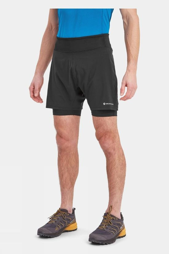 Montane Mens Slipstream Twin Skin Shorts Black