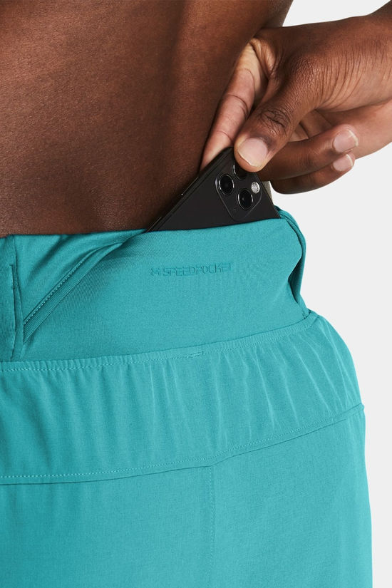 Under Armour Mens Launch Elite 5'' Running Shorts Circuit Teal/Reflective