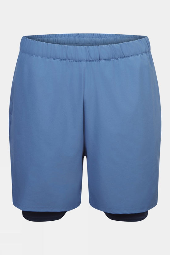 Ayacucho Mens Rio 2-In-1 Running Shorts Moonlight Blue