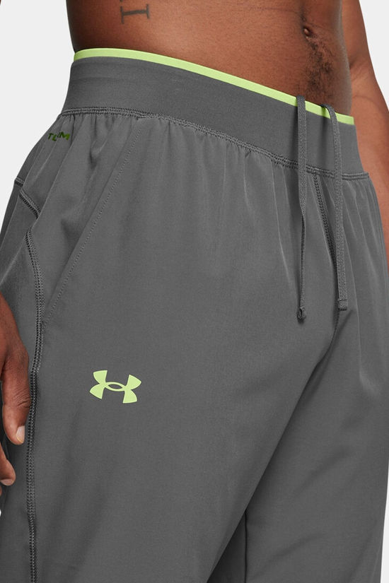 Under Armour Mens Storm Running Pants Castlerock/Morph Green/Reflective