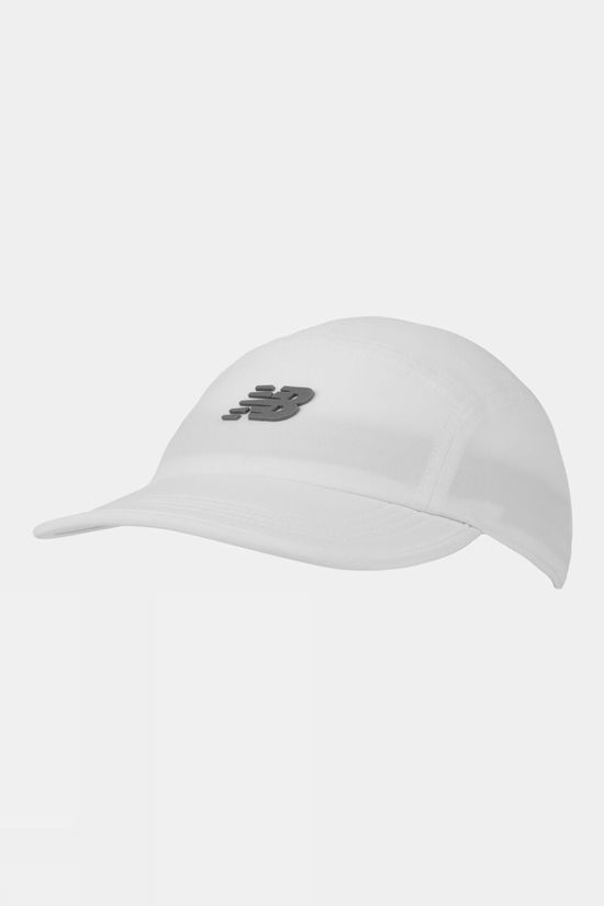 New Balance Unisex 5 Panel Performance Cap White