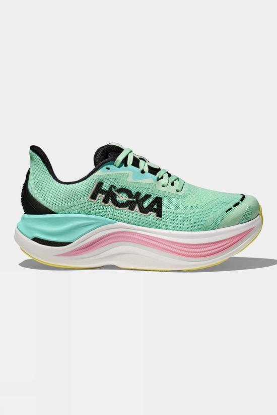 Hoka Womens Skyward X Shoes Mint Flourite/Blue Spark