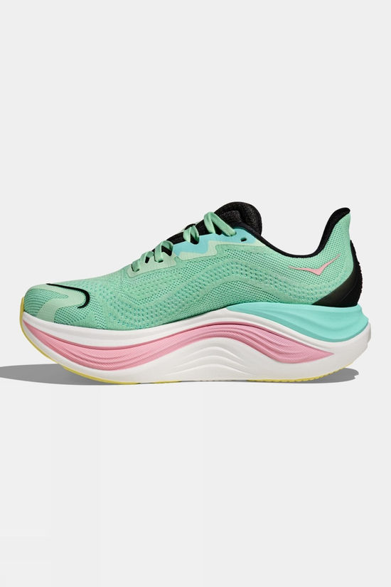 Hoka Womens Skyward X Shoes Mint Flourite/Blue Spark